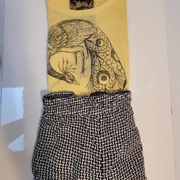 L.A.M.B Spring 2005 Peacock Yellow Tank Size M - Picture 8 of 8